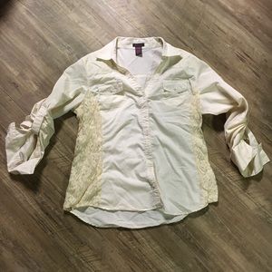 NWOT Cream Blouse by Fire Los Angeles